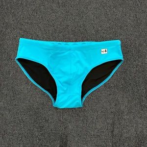 Blue swim brief